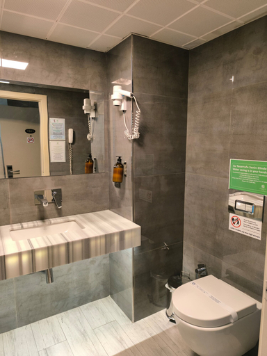 Bathroom 5, Euro Plaza Hotel, Beyoğlu