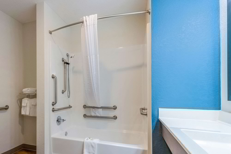 Bathroom 3, WoodSpring Suites Miramar, Broward
