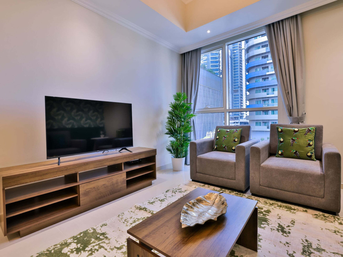 Living room 3, Deluxe 3brburj Khalifa-gym/pool by Belvilla, Dubai
