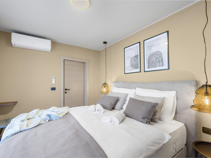 Bedroom 5, Family Apartment in Novigrad, Brtonigla