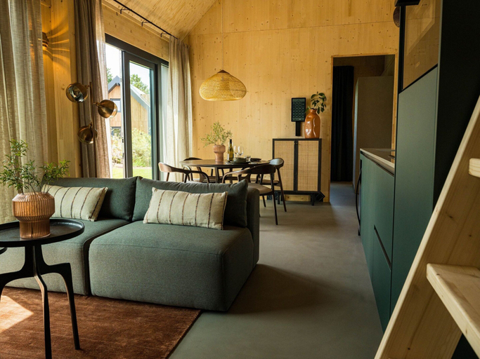 Living area 4, Holiday Home in Drenthe With Private Pool, Ooststellingwerf