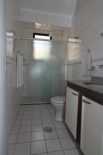 Bathroom, Flat Itarare Tower Beach, São Vicente