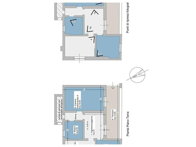Floor plan 3, La Casa sul Mare, La Spezia