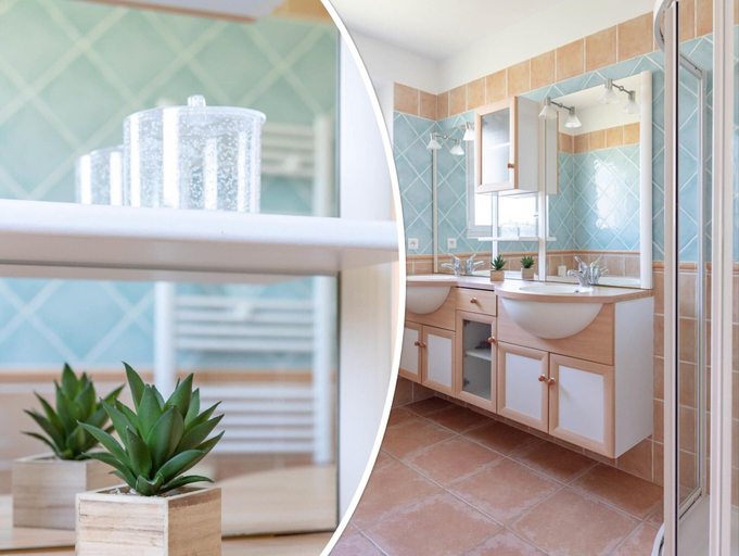 Bathroom 4, French Bastide, Located in an Olive Grove, Var
