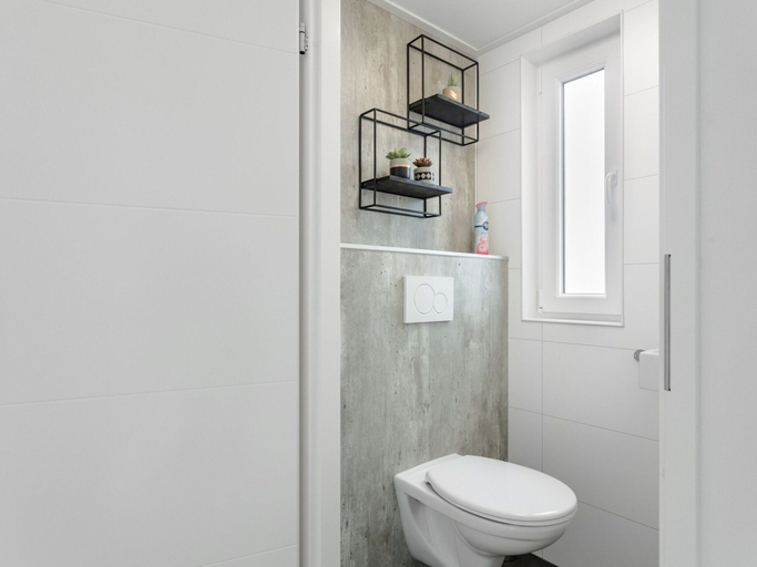 Bathroom 4, Chalet in Zeeland with Private Jetty, Kapelle