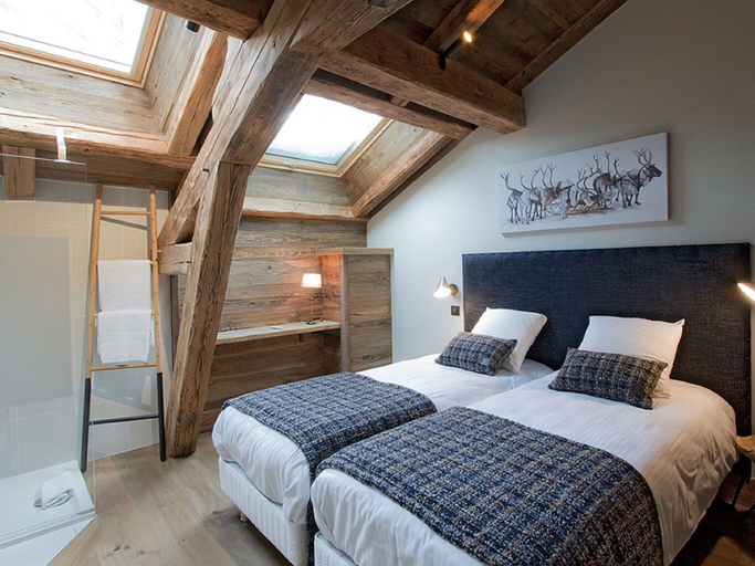 Bedroom 2, Chalet in Les Deux Alpes With Heated Pool, Isère