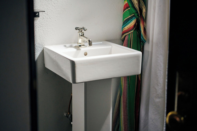 Bathroom 3, El Cosmico, Presidio