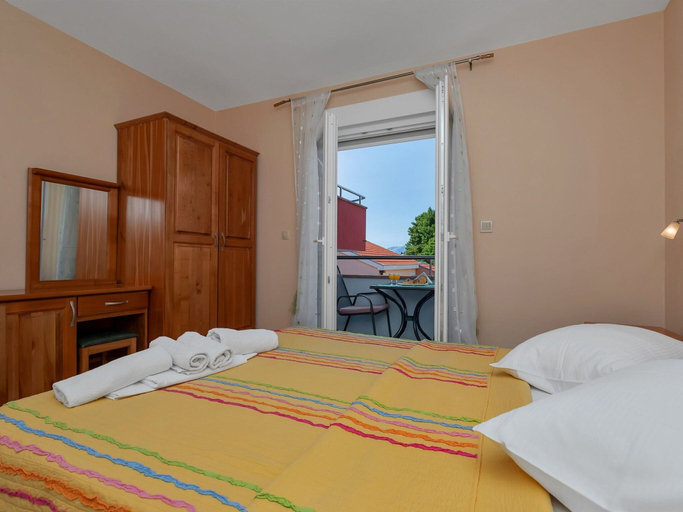 Bedroom 4, Apartments Villa Juric - One Bedroom Apartment With Balcony - 3, Baška Voda