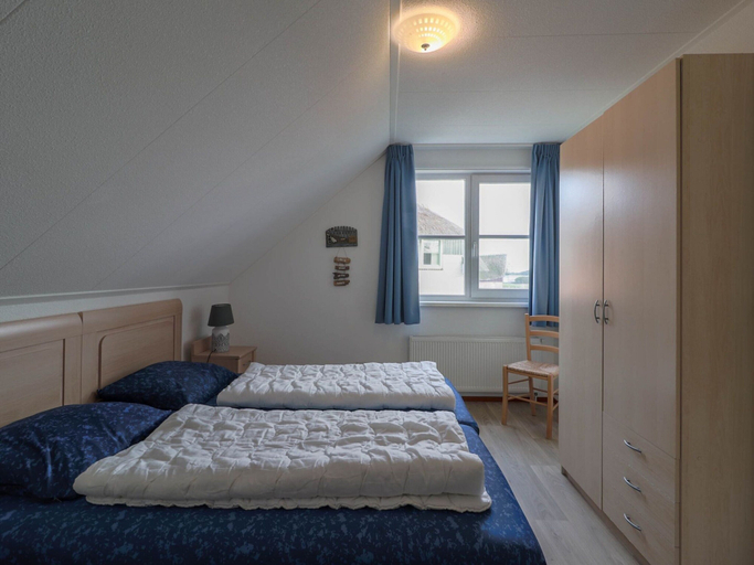 Bedroom 3, Spacious Villa in a Holiday Park in Makkum, Wûnseradiel
