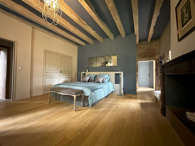 Bedroom 3, Les Hauts De Sauliès - Chambre et Table d’hôtes de charme, Lot