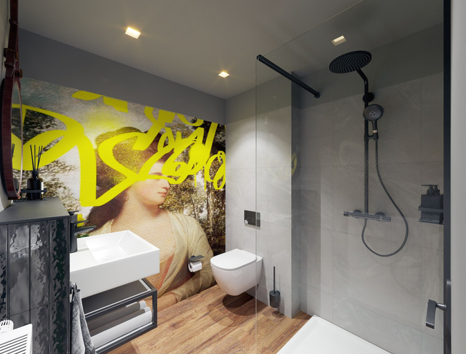 Bathroom 4, Mezzotel, Recklinghausen