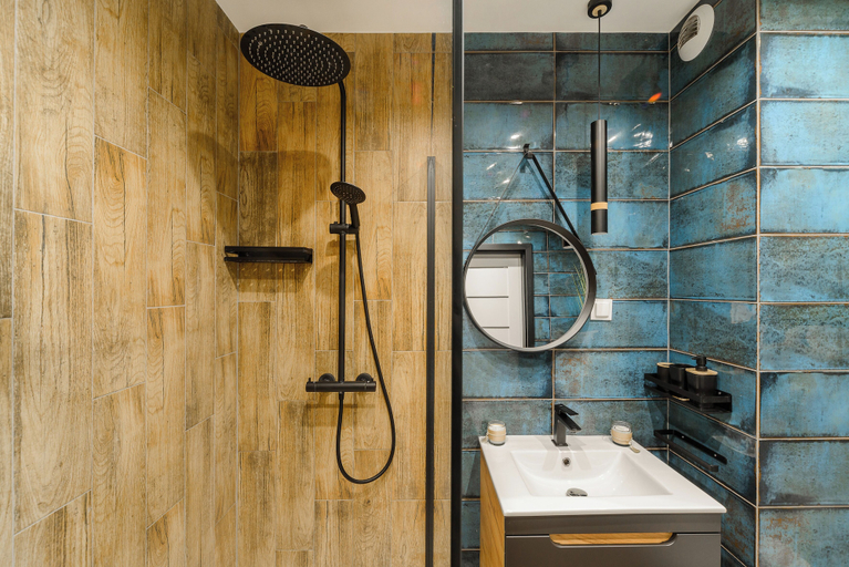 Bathroom 4, Lumina New 3-room apart with parking, Łódź