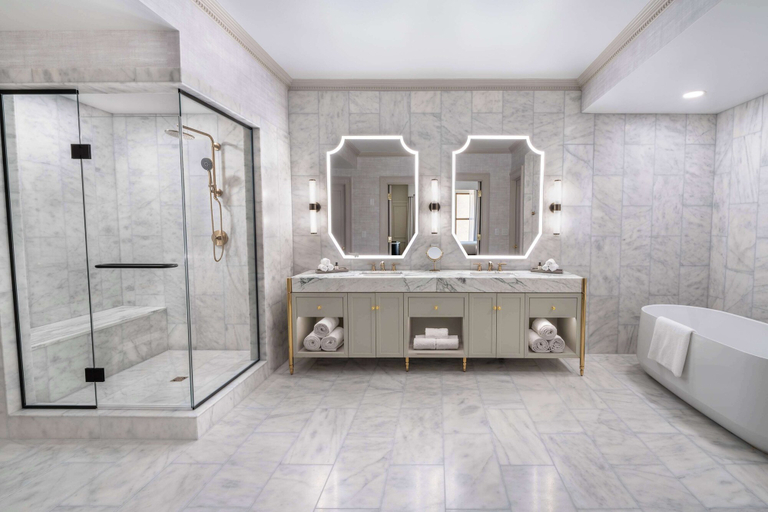 Bathroom 5, The Pfister Hotel, Milwaukee