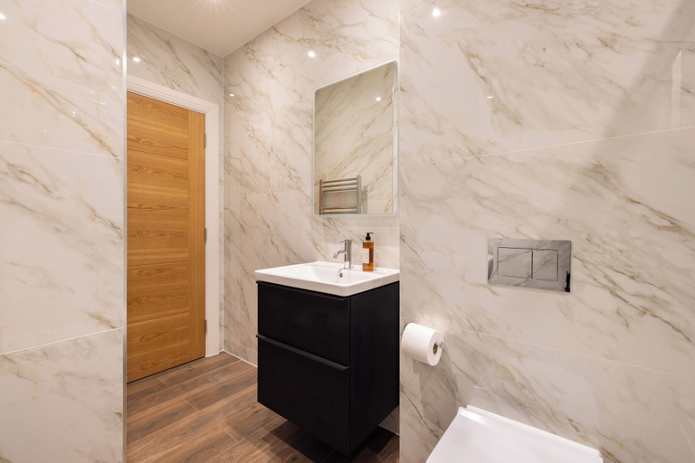 Bathroom 3, Staines Riverside by Charles Hope, Surrey