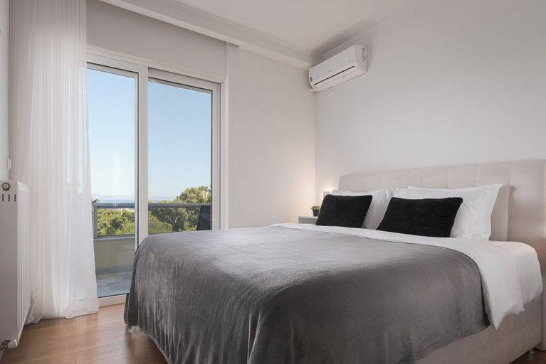 Bedroom 3, Athenian Riviera Sea View Penthouse, Attica