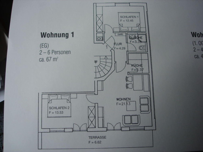 Floor plan, Bader Modern Retreat, Oberallgäu