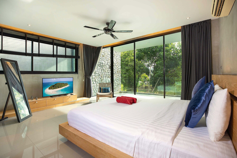 Bedroom 3, Avant-Garde 4BR Pool Villa Otero Kamala, Pulau Phuket