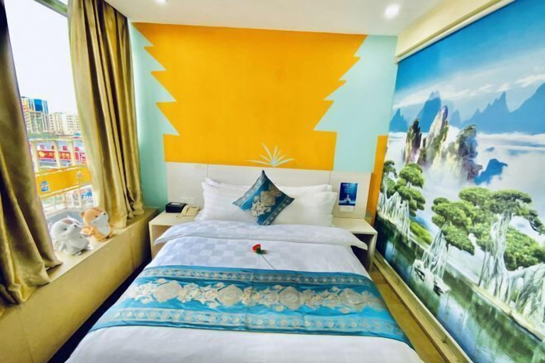 Bedroom 2, Yingjia Chain Hotel (Dongguan Xiaobian), Dongguan
