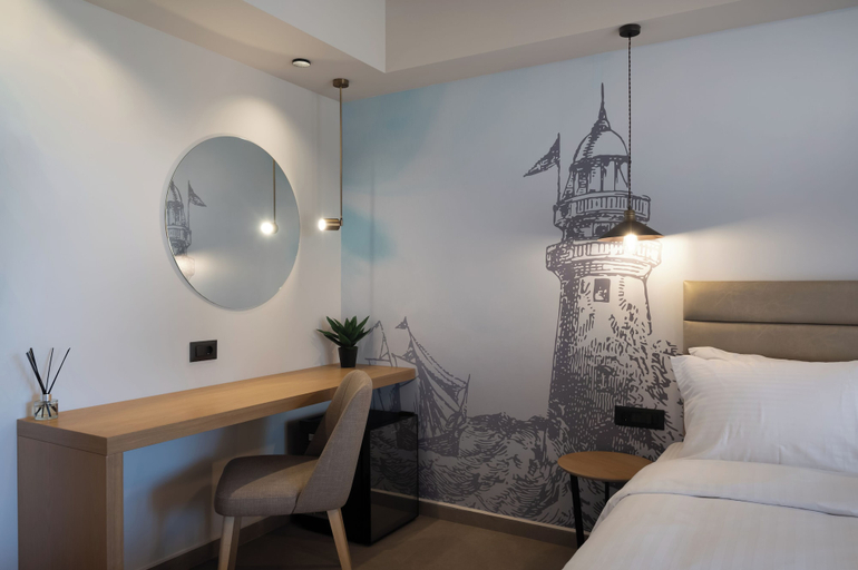 Bedroom 3, Prasonisi Light House Boutique Hotel, South Aegean