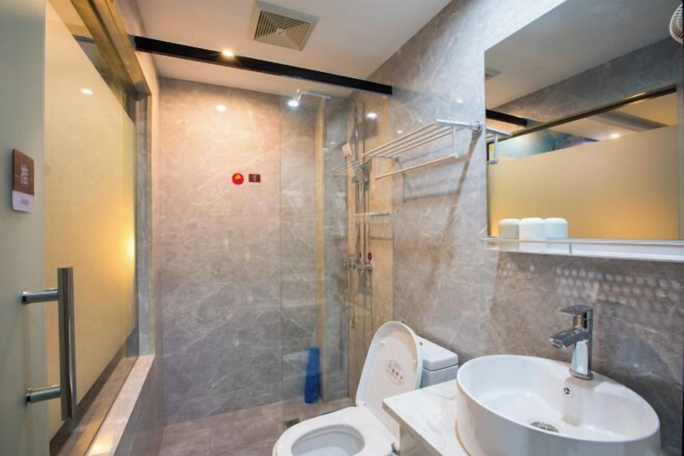 Bathroom 4, Junyi Hotel (Shaoxing Shangyu Pedestrian Street), Shaoxing
