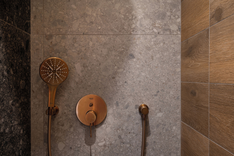 Bathroom 5, Prasonisi Light House Boutique Hotel, South Aegean