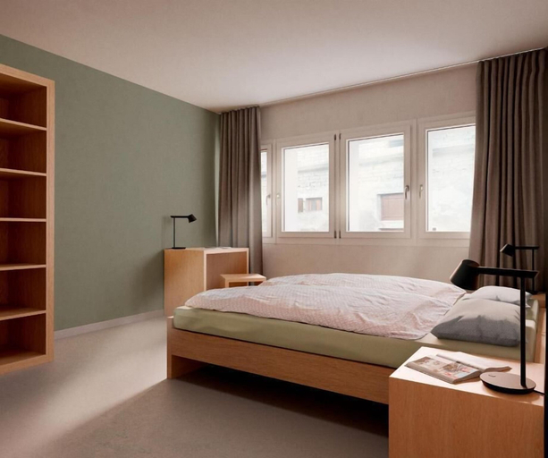 Bedroom 2, Youth Hostel Martigny, Martigny