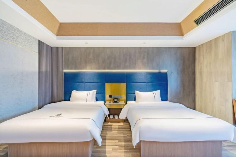 Bedroom 2, Memory Graceful Hotel（Changzhou Yancheng Wuyue Plaza）, Changzhou