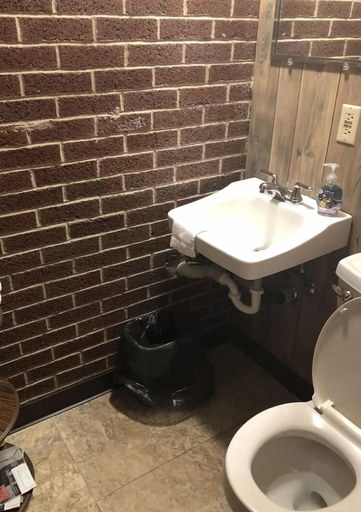 Bathroom 2, Colonial Motel, Lake Erie