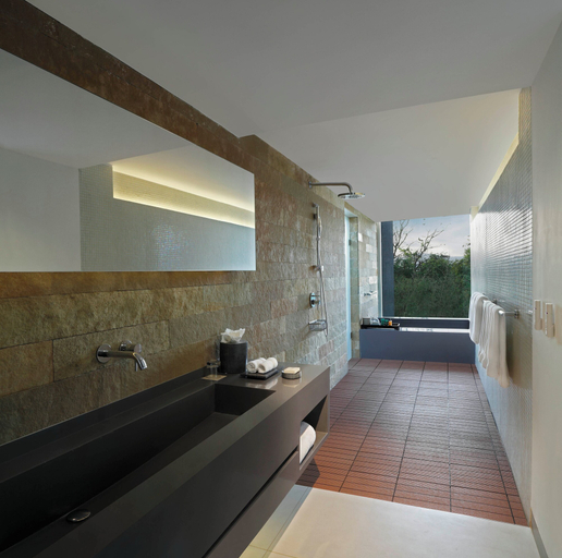 Bathroom 5, Dharana at Shillim - Luxury Clinical Wellbeing Retreat, Pune