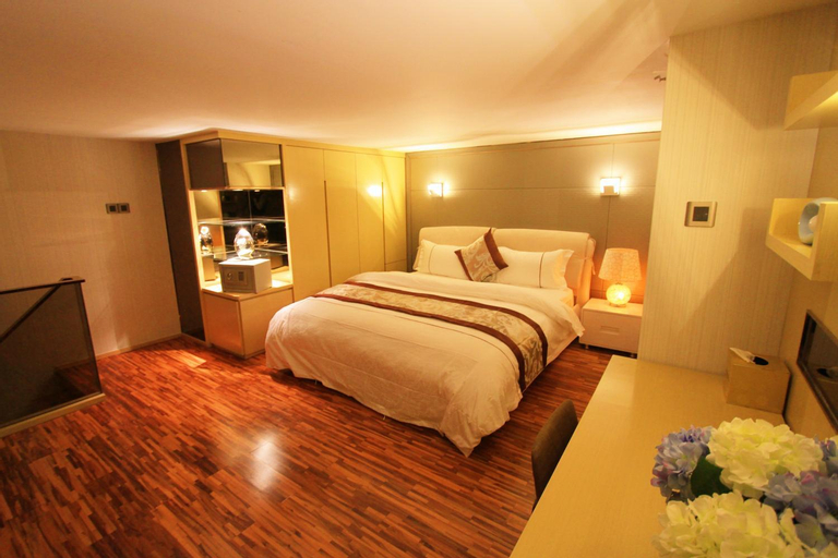 Bedroom 2, Guangzhou City Inn Apartment - Poly D Plaza Branch, Guangzhou