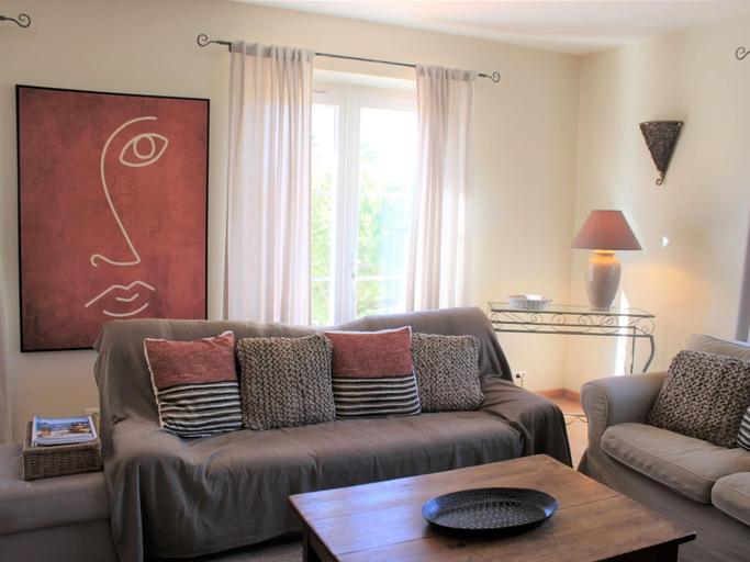 Living room, French Bastide, Located in an Olive Grove, Var