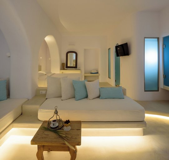 Bedroom 4, Mykonos Moussa Suites, South Aegean