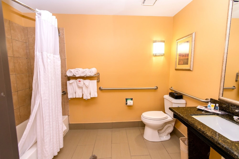 Bathroom 2, SPARK BY HILTON PEARLAND, Brazoria