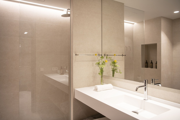 Bathroom 4, APARTAMENTS LA CARPA, Girona