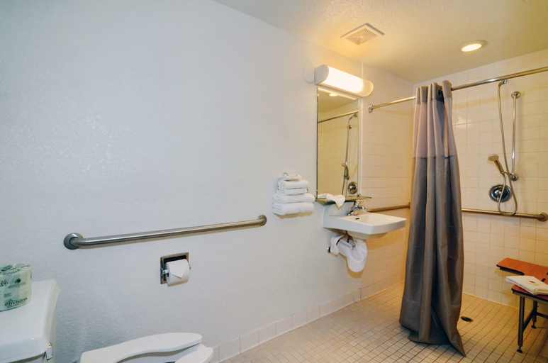 Bathroom 3, Motel6 North Palm Springs, CA - North, Riverside