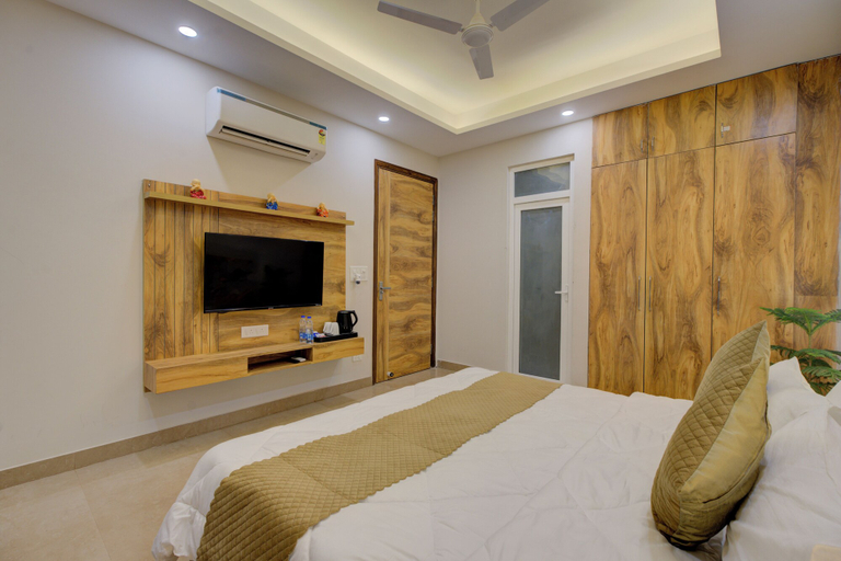 Bedroom 3, The Lodgers Luxury1BHK Service Apartment, Gurgaon