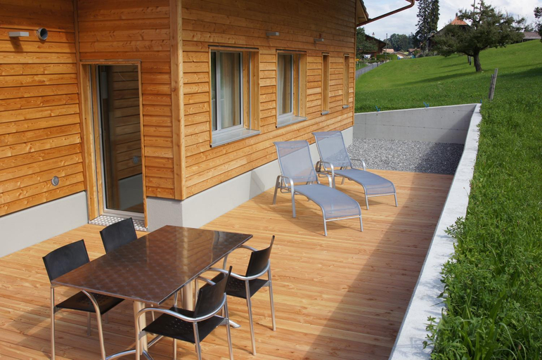 Balcony/terrace 5, Gastehaus myHideaway, Frutigen
