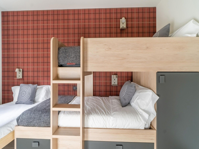 Bedroom 4, Stone Home in Benasque Near Scenic Lake, Huesca