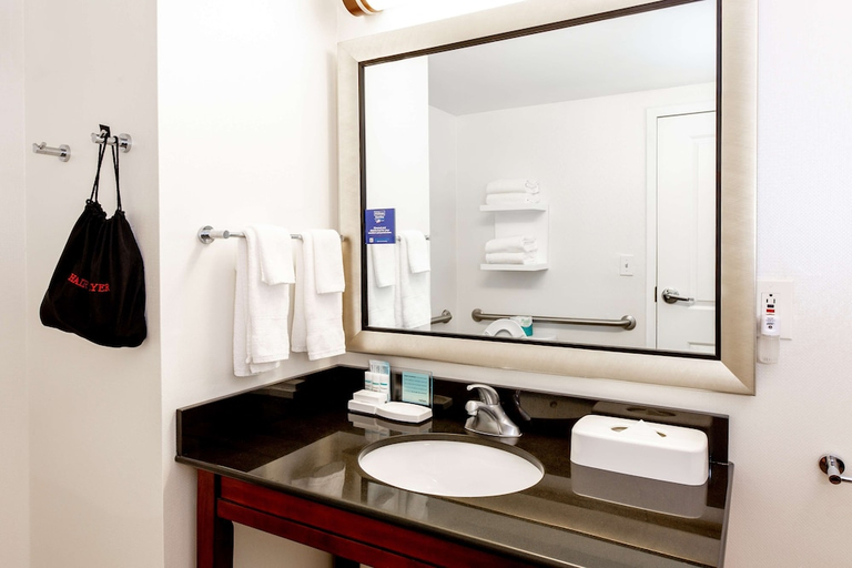 Bathroom 2, Hampton Inn & Suites Raleigh Cary Lenovo Center, Wake