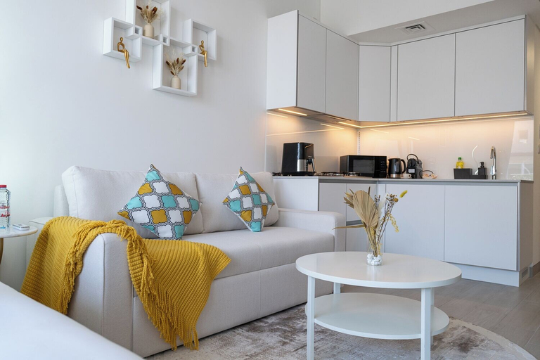 Living area 3, Brand New & Modern Studio JVC, Dubai