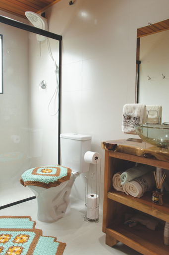 Bathroom 3, Cabanas Doce Recanto, Bom Retiro