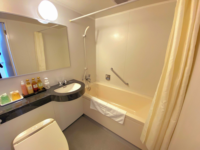 Bathroom 5, Hotel Lavenir, Biei