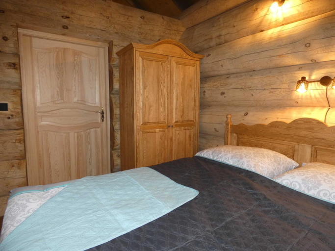 Bedroom 2, Naturstammhaus Tollensesee, Mecklenburgische Seenplatte