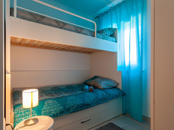Bedroom 3, Apartment in Omisalj With Rooftop Terrace, Omišalj