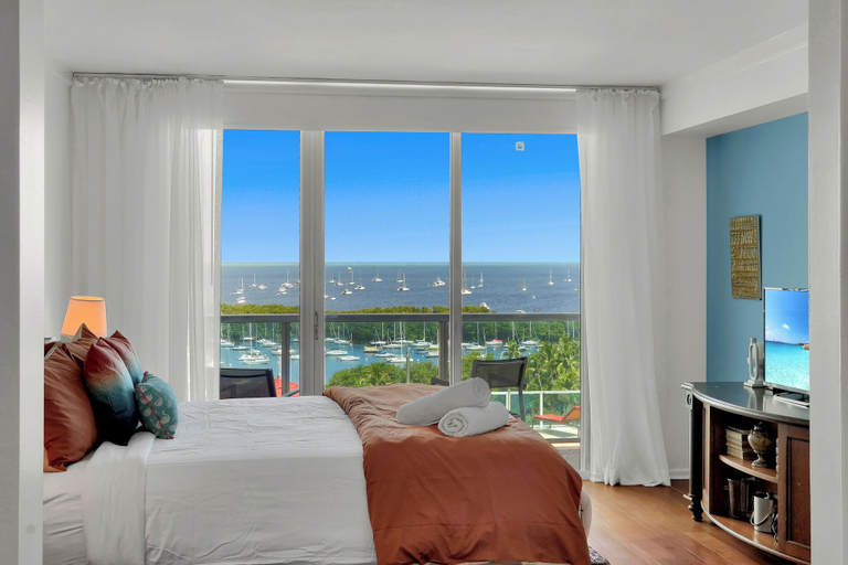 Bedroom 1, Amazing SEA VIEW Studio, Miami-Dade