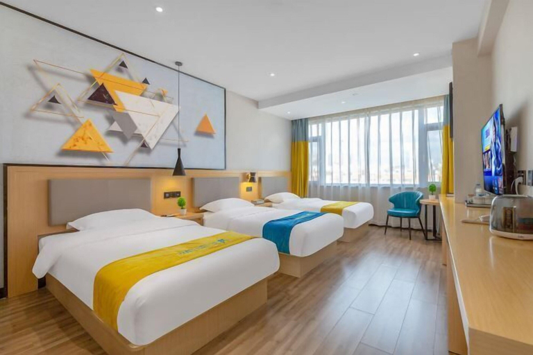 Bedroom 1, prosperous horse hotel, Kunming