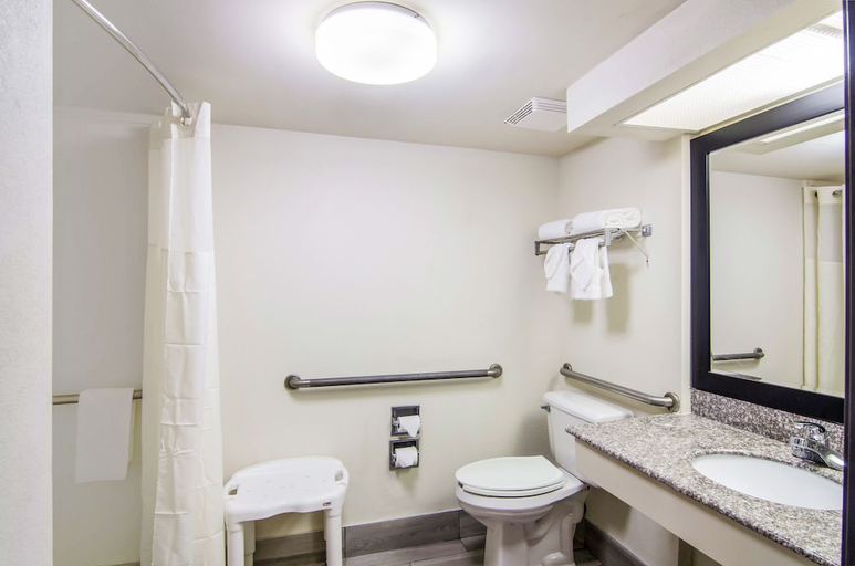 Bathroom 4, Quality Inn near University of Mobile, Mobile