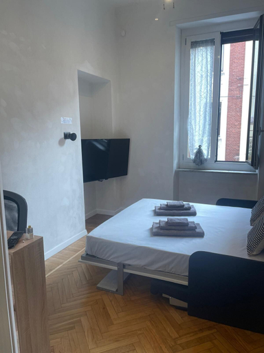 Bedroom 2, DROOMS 4.0 self check-in 24h7, Torino