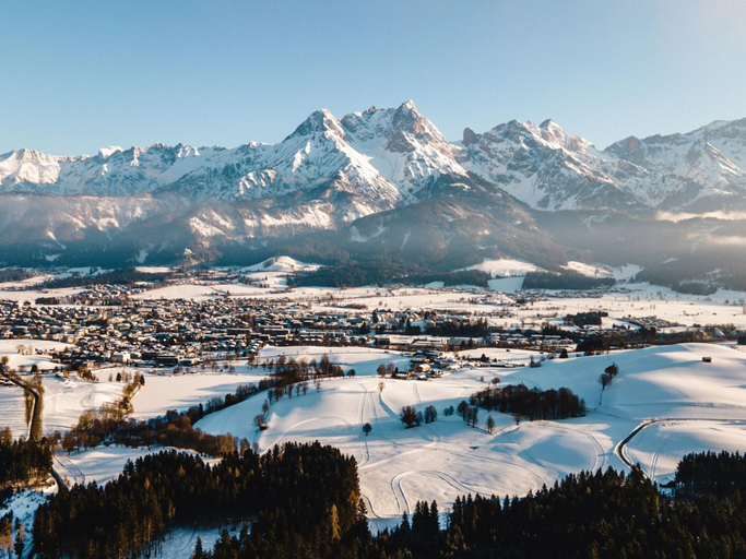 View from property 3, Apartment in Saalfelden am Steinernen Meer, Zell am See