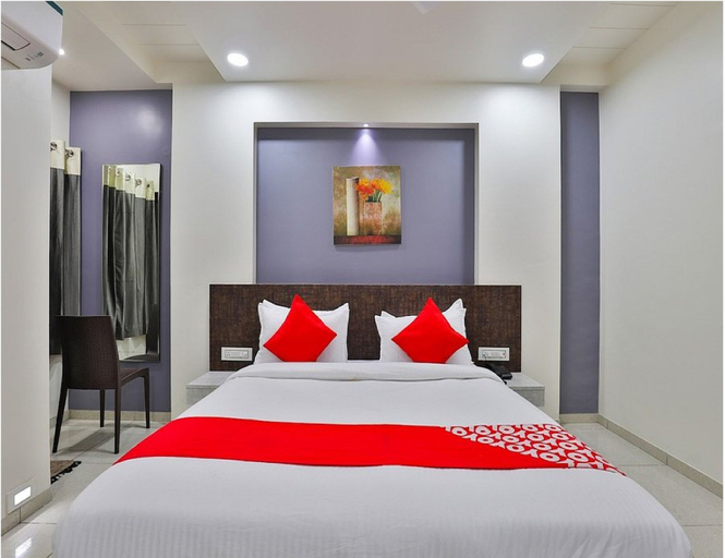 Bedroom, The Sky Comfort - Hotel Parth Inn, Devbhumi Dwarka